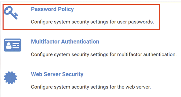 Password Policy